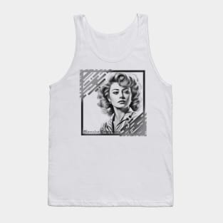 Blanche Devereaux in Black & White Frame Concept Tank Top